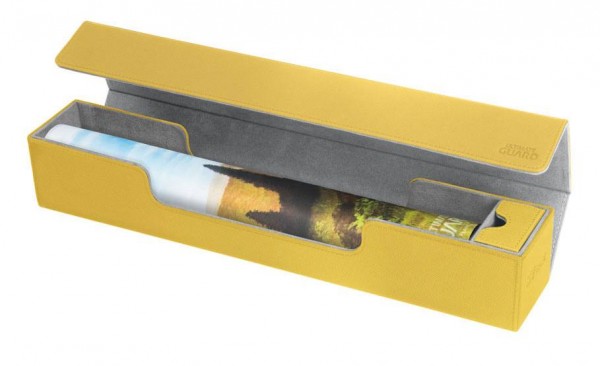 Besonders hochwertige Transport- und Aufbewahrungsbox für Spielmatten mit XenoSkin™-Oberfläche, Magnetverschluß und Zubehörfach. Der Premium-Schutz für Ihre Play-Mat!- Innovative XenoSkin™-Oberfläche mit Anti-Rutsch-Textur- Innenseite aus hochwertigem Mik